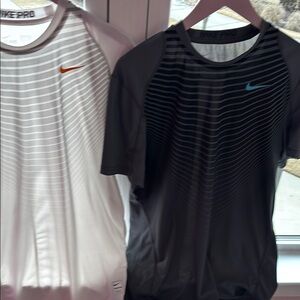 Nike White and Black Jerseys with Stripes